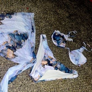 3 piece S/m swim suit